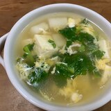 大根と豆腐の和風スープ